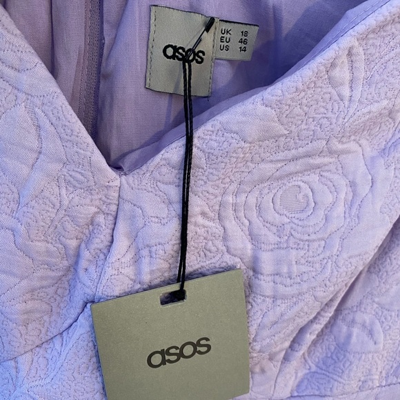 ASOS NWT lilac mini dress - Picture 2 of 3